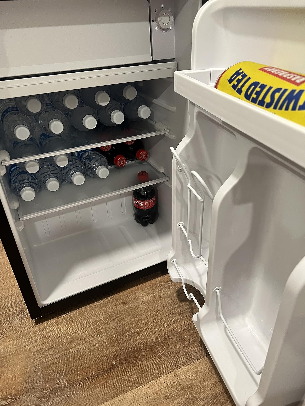 BLACK+DECKER 2.5 Cu. Ft. Compact Refrigerator, BCRK25V, Stainless Look | Energy Star Certified, Single Door Mini Fridge with Chiller Compartment, Personal Fridge for Home or Dorm, R600a Refrigerant customer photo 1