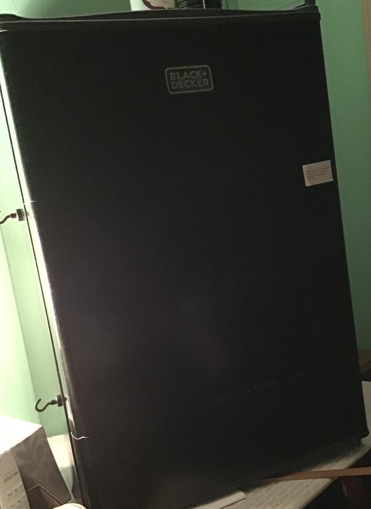 BLACK+DECKER 2.5 Cu. Ft. Compact Refrigerator, Energy Star, BCRK25B, Black | Energy Star Certified, Single Door Mini Fridge with Chiller Compartment, Personal Fridge for Home or Dorm, R600a Refrigerant customer photo 1