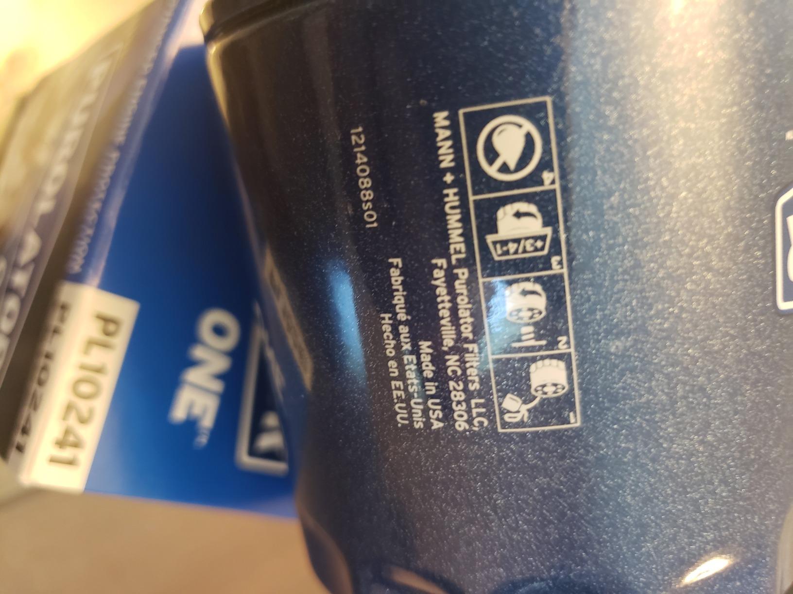 Purolator PL10241 ONE Advanced Engine Protection Spin On Oil Filter customer photo 2