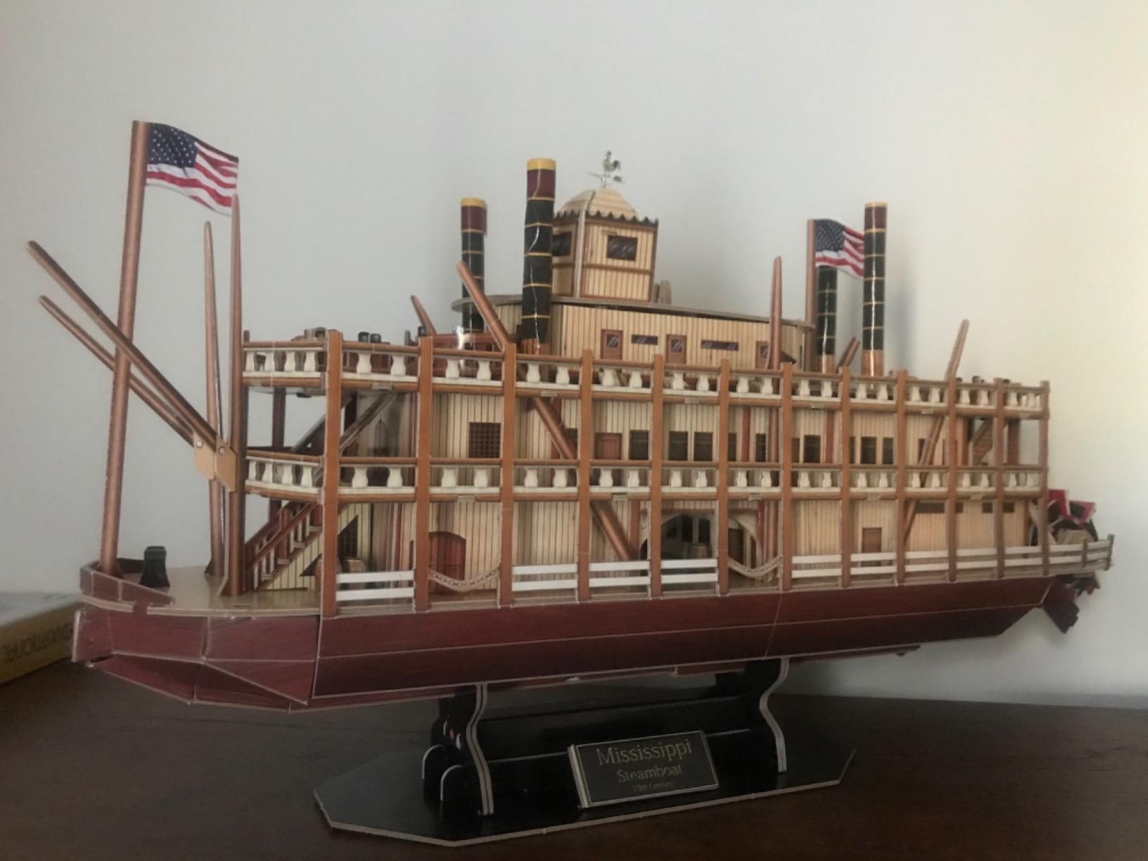 CubicFun 3D Ship Puzzles for USS Constitution Sailing Boat Models for Adults and Teens Toys, 193 Pieces customer photo 1