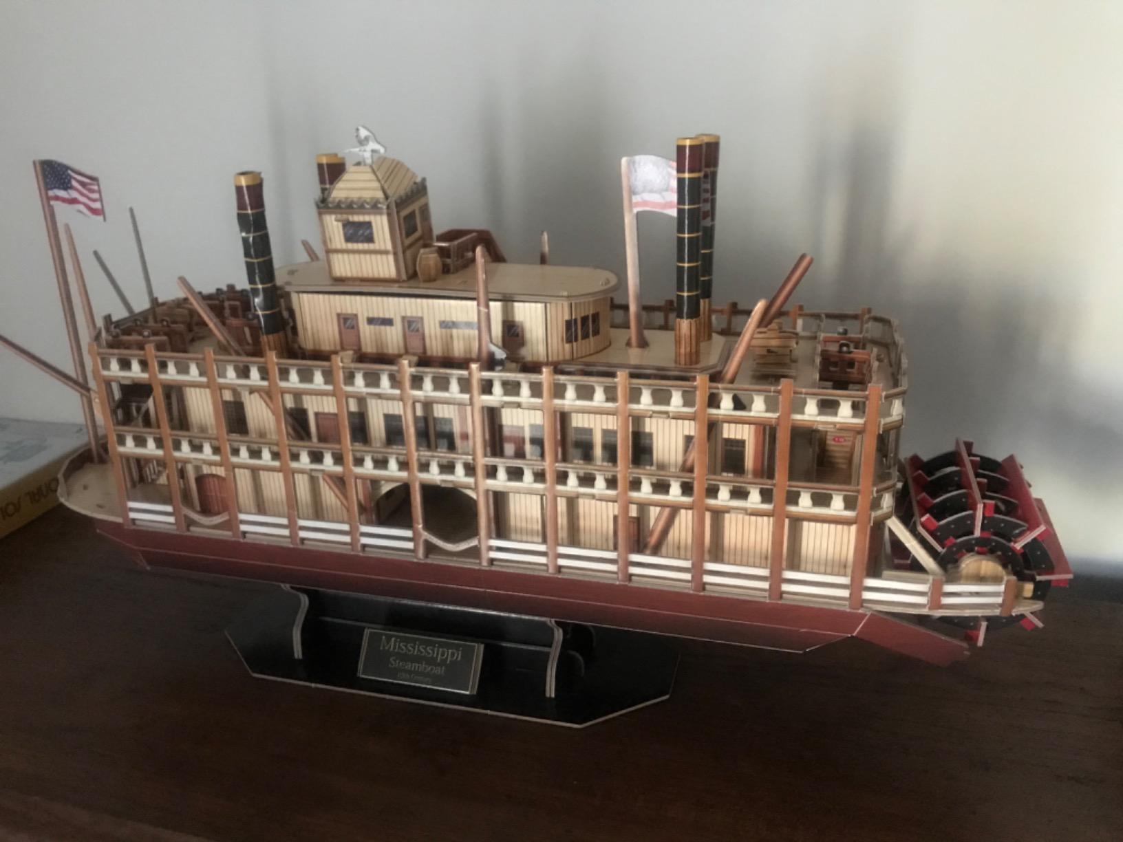 CubicFun 3D Ship Puzzles for USS Constitution Sailing Boat Models for Adults and Teens Toys, 193 Pieces customer photo 2