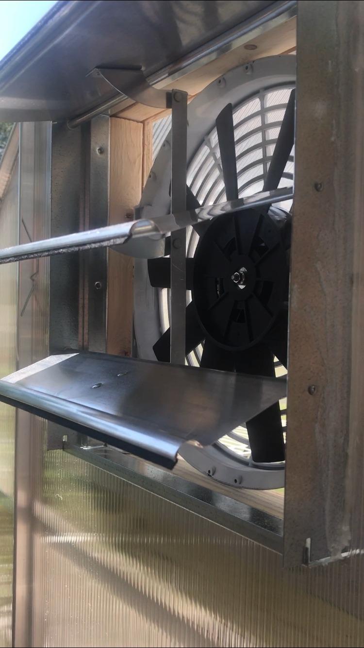 Amtrak Solar 12-Inch Solar Attic Exhaust Fan - USA-Made, Plug & Play, Whisper-Quiet Ventilation for Attic, Garage, Shed, Greenhouse (Fan Only) customer photo 2