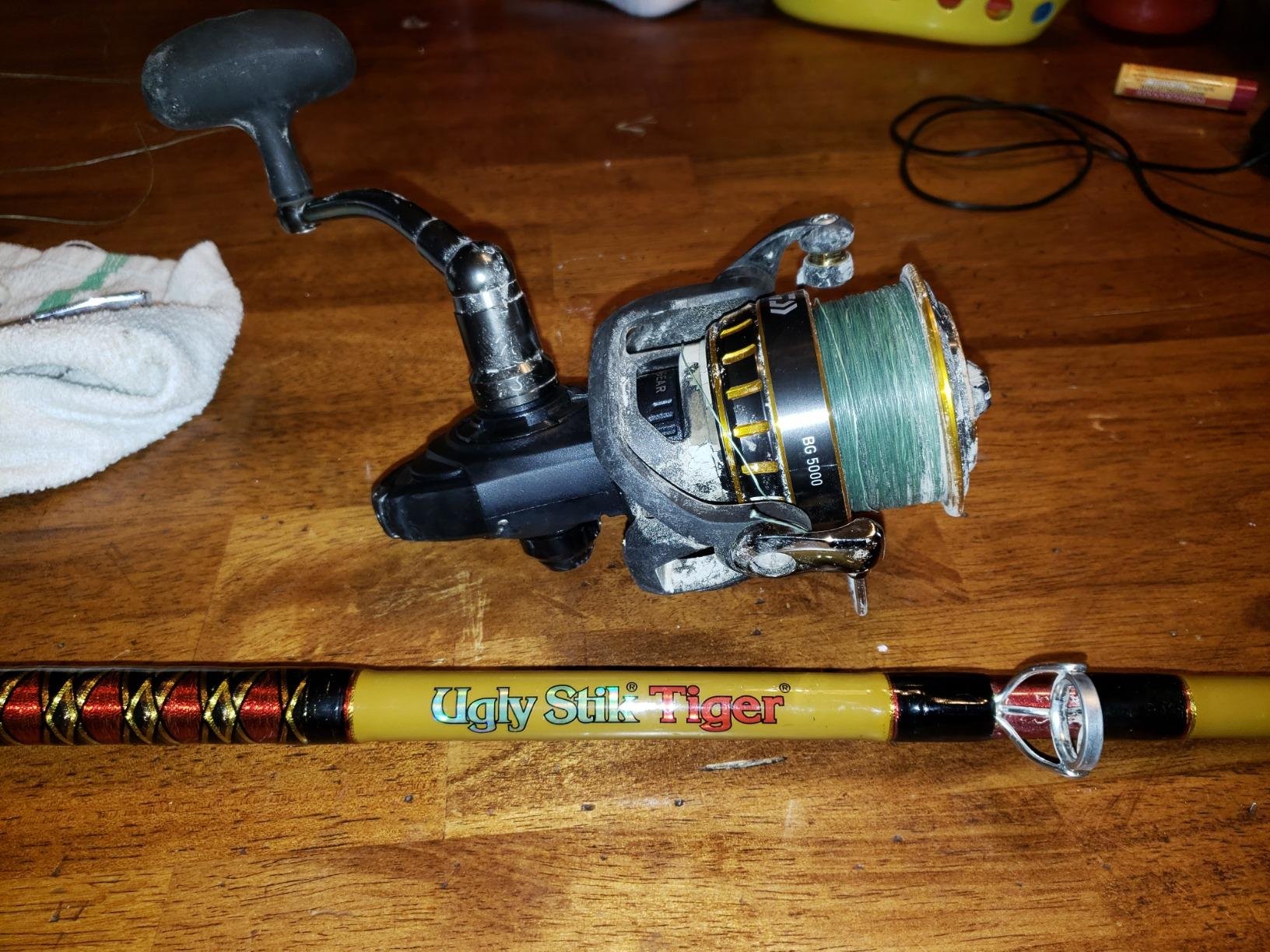 Daiwa BG5000 BG Saltwater Spinning Reel, 5.7:1 Gear Ratio, 6+1 Bearings, 22 lb Max Drag customer photo 1