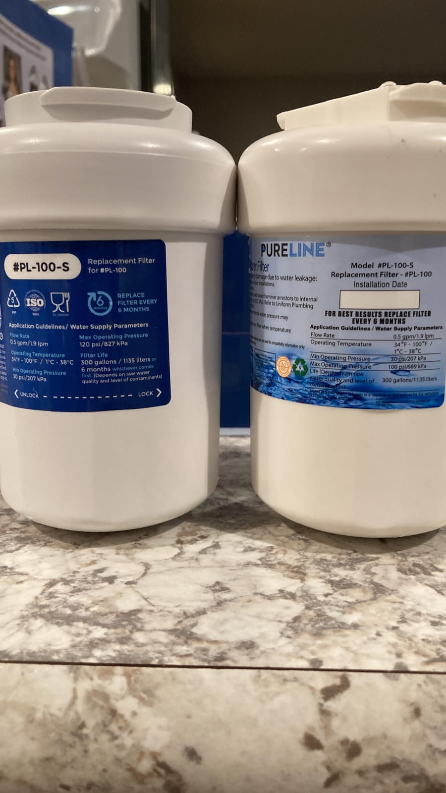 Pureline Replacement for GE MWF Refrigerator Water Filter, Smartwater MWFP, NSF Certified, 3 Pack customer photo 1