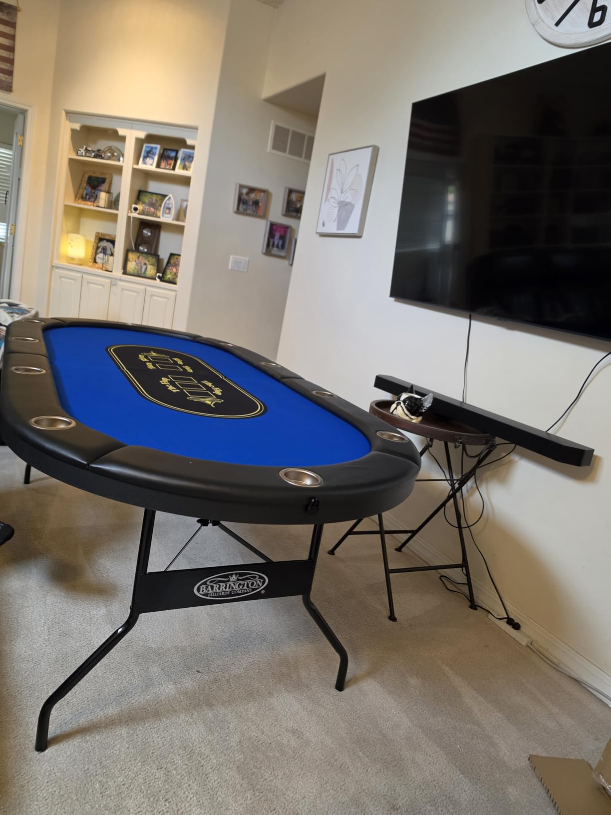 Barrington Folding Poker Table for up to 10 Players customer photo 2