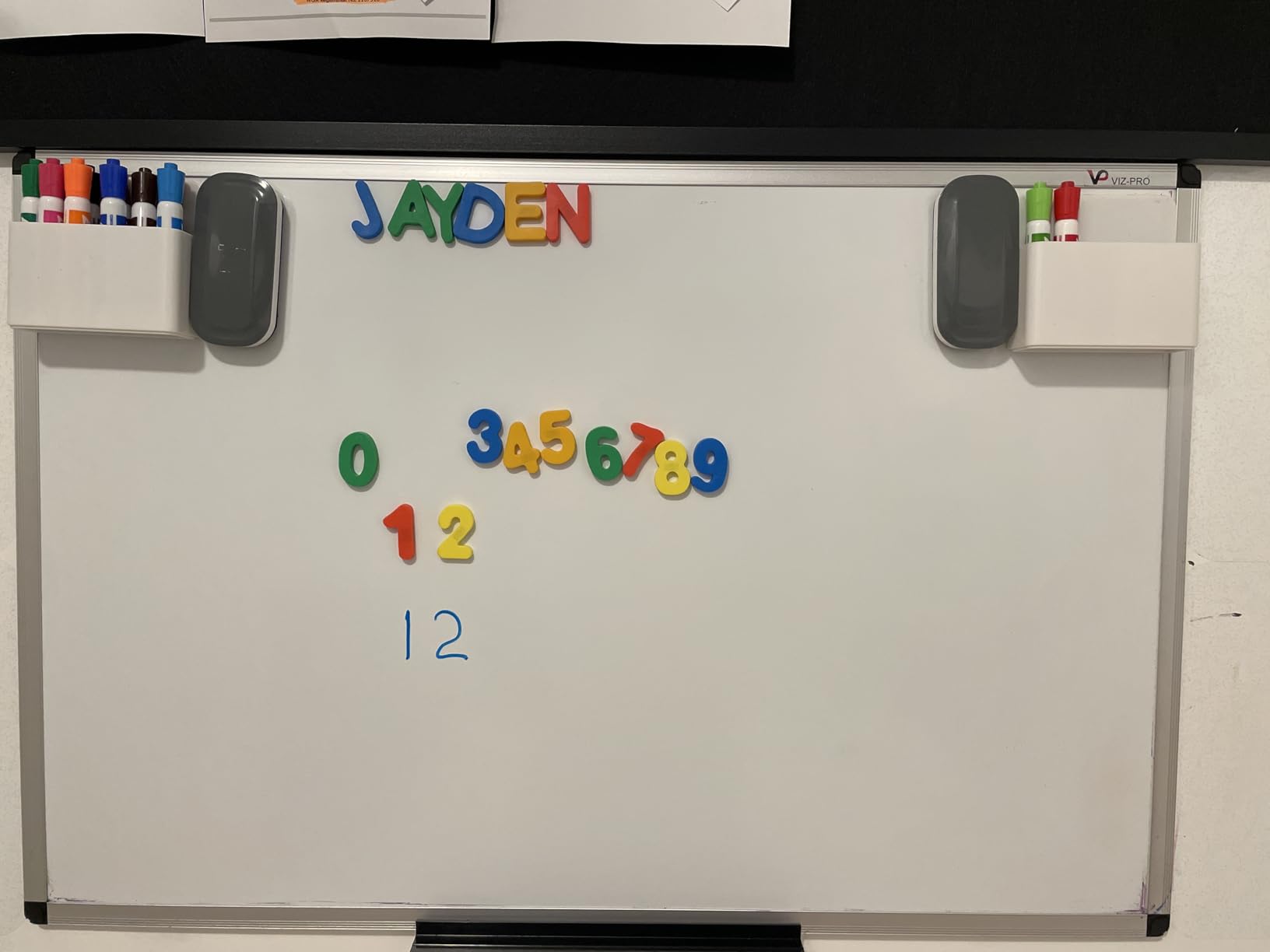 VIZ-PRO Magnetic Whiteboard/Dry Erase Board, 48 X 36 Inches, Silver Aluminium Frame customer photo 1