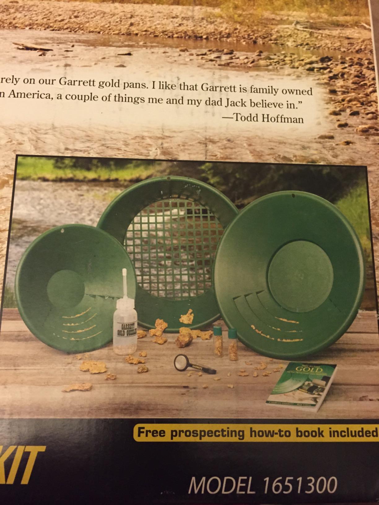 Garrett Deluxe Gold Pan Kit, 9-Piece, Green customer photo 2