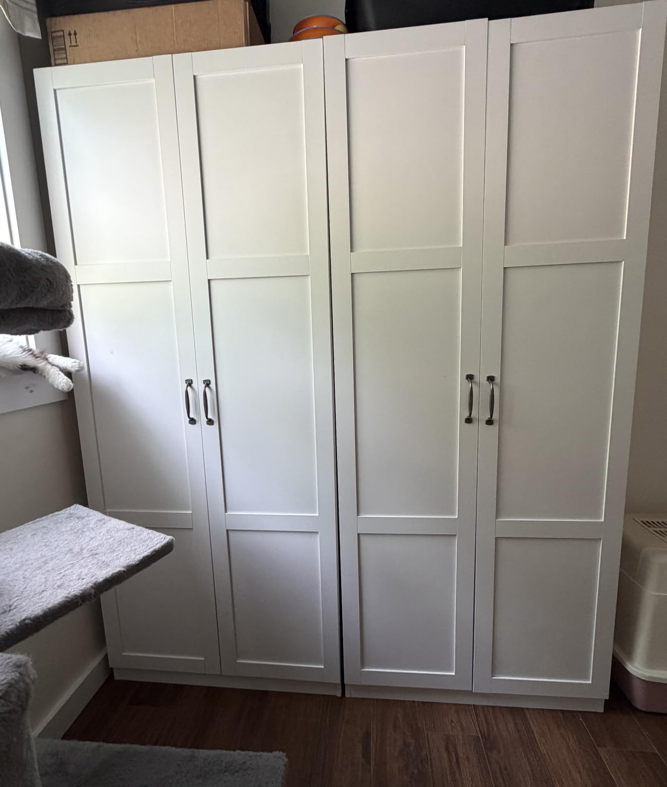 Sauder Select Storage Cabinet, Pantry Cabinet Kitchen Storage with Adjustable Shelves, Bathroom Storage Cabinet, in Highland Oak customer photo 1