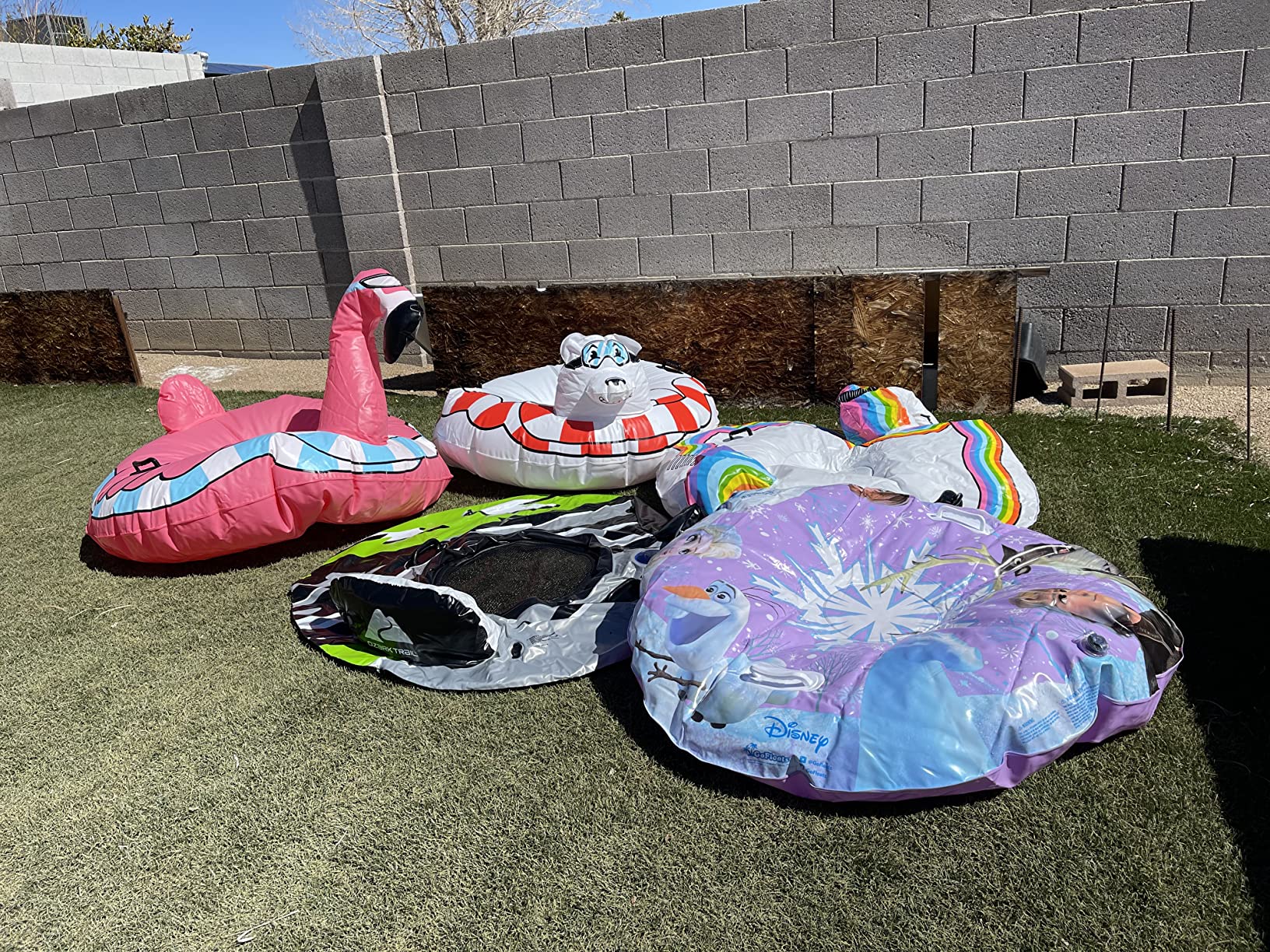 GoFloats Winter Snow Tubes - Inflatable Sled for Kids and Adults customer photo 1