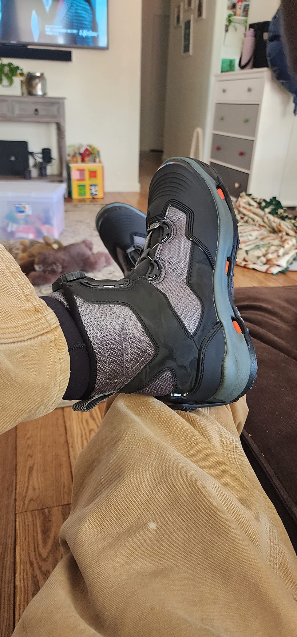 Korkers Men's Darkhorse Fishing / Wading Boot, Includes Interchangeable Felt & Kling-On Soles customer photo 1