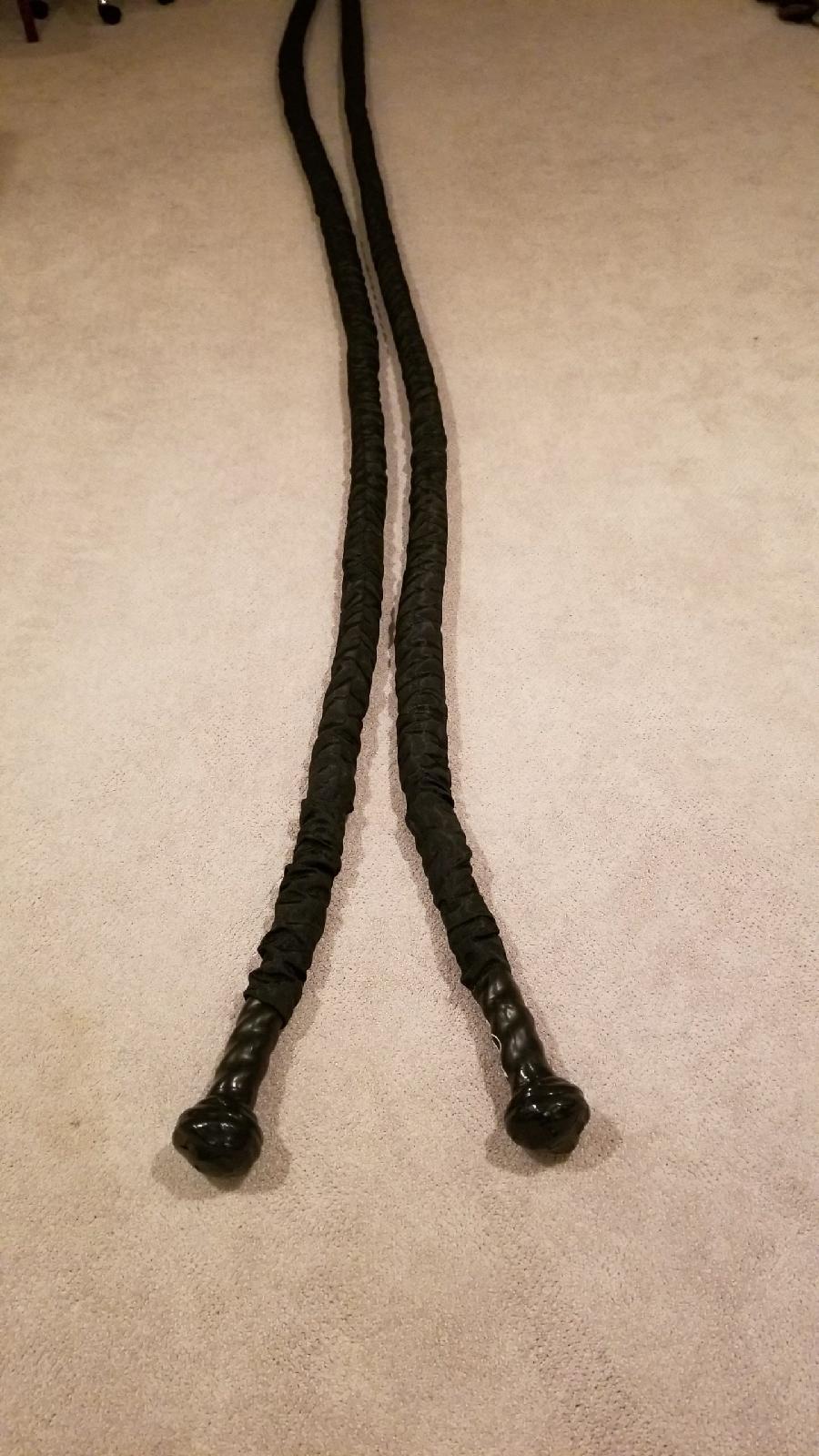 REP Fitness Battle Rope | 30/40/50 Ft Heavy Training Cord for Home Gym, Strength Workout, Cross Fit, Cardio Conditioning, Exercise Equipment with Protective Sleeve & Textured Grip Handles | 3 Colors customer photo 2
