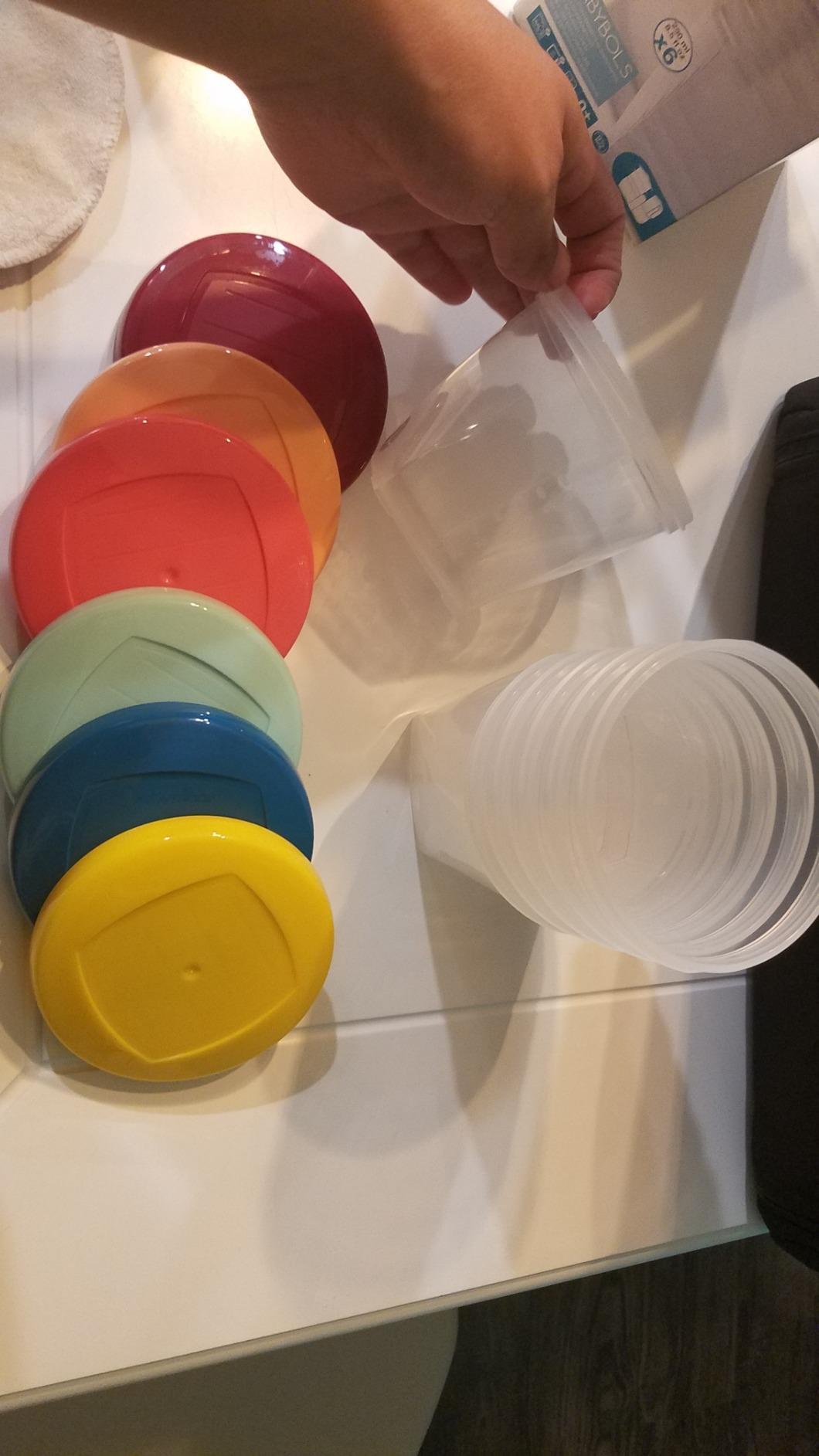 Babymoov Baby Food Jars, Set of 6 (6oz Each) Storage Containers, BPA-Free Leakproof Silicone Lids, Microwave, Freezer & Dishwasher Safe, Perfect Meals & Snacks, Baby Registry Essential customer photo 2