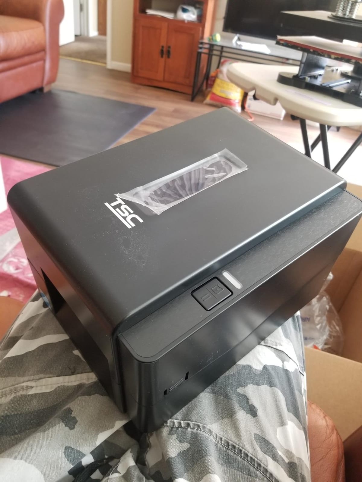 TSC TE200 Shipping Label Printer, Postage, Tag, Receipts, Barcode, Stickers | Desktop Thermal Transfer Label Printer, 4