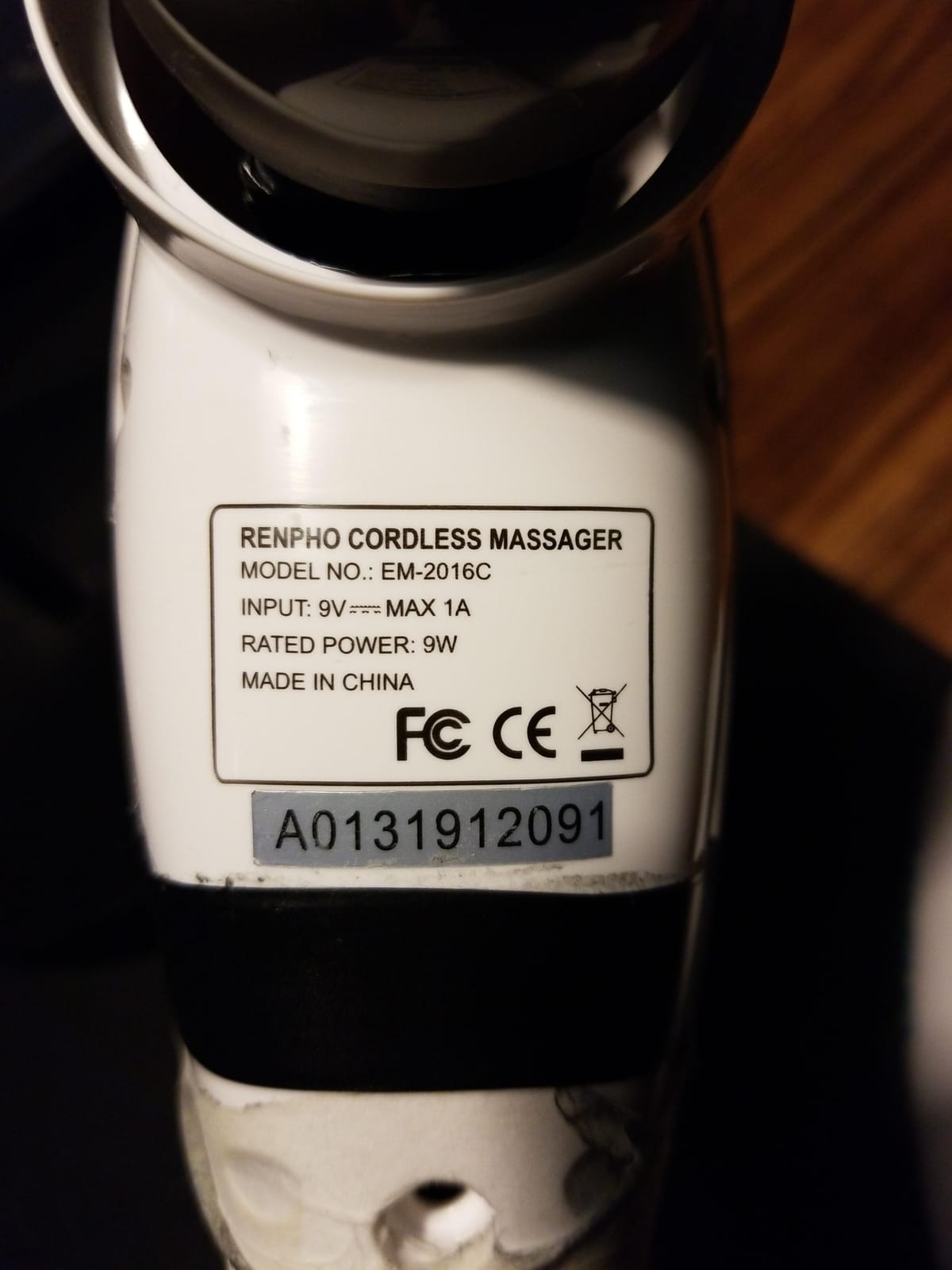 RENPHO Cordless Handheld Massager, 5 Adjustable Speeds and Massage Modes | Rechargeable Electric Neck Massage Tool for Muscle Tension, For Shoulder, Back & Leg, Home, Office, Travel Use, Gift Idea customer photo 1