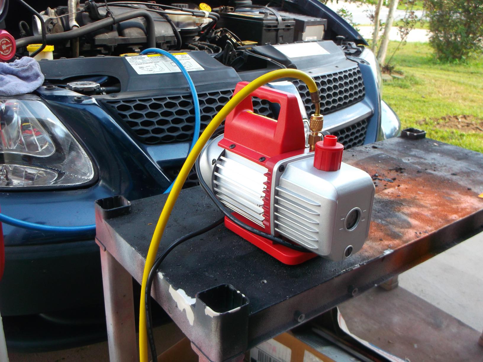 Single-Stage HVAC Vacuum Pump, 3.5CFM - Ideal for AC Repair Tools | Car AC Vacuum Pump, AC Vacuum Pump Kit, and Recovery Machine HVAC (TA350) customer photo 2