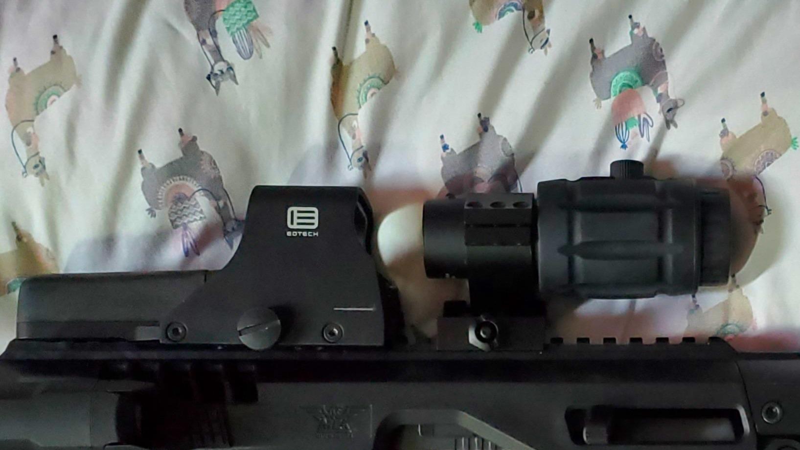 Bushnell Optics, 3X Magnifier, Matte Black | Compatible with Any Red Dot Scope, Ambidextrous Design, Fast-Focus Eyepiece, Fits Most Hunting Rifles customer photo 1