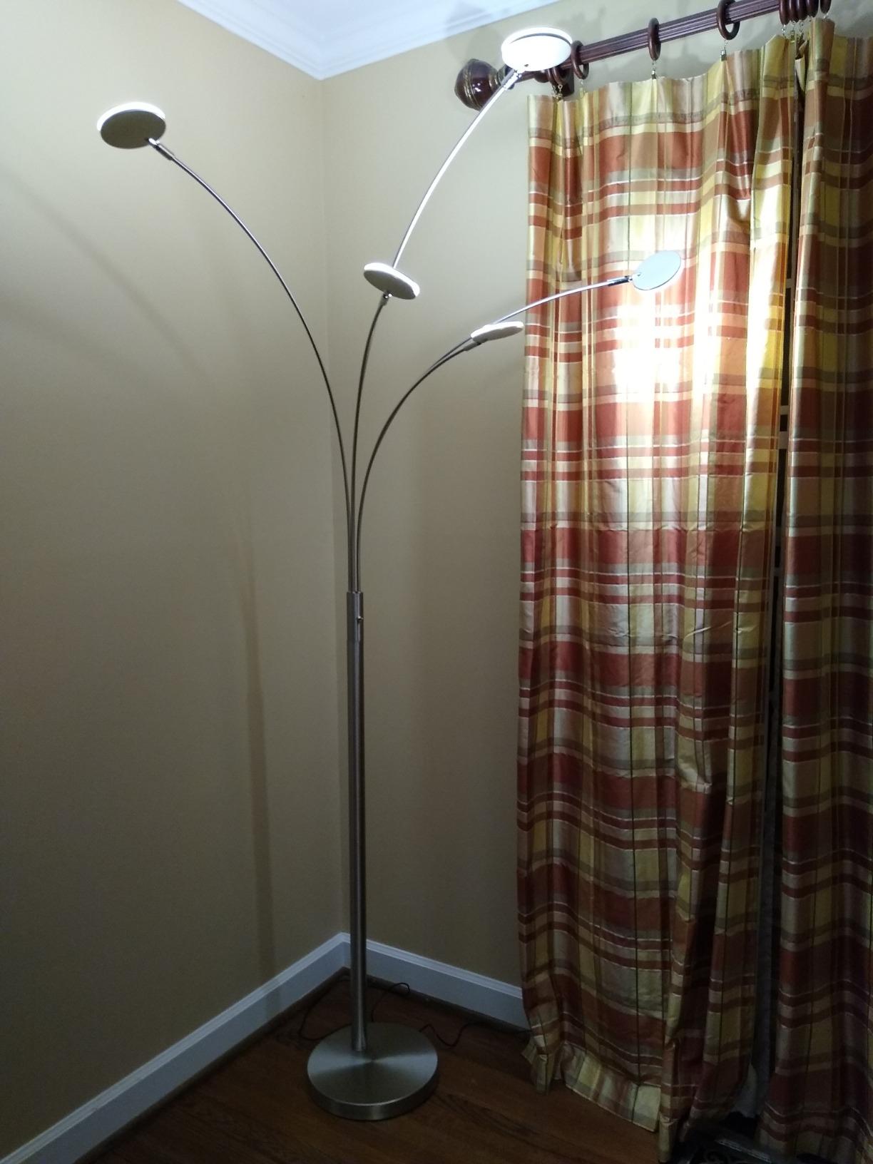 Brightech Orion Arc Floor Lamp for Living Room, Tree Floor Lamp with 5 Adjustable Arms, Multi-Head Standing Lamp with Flexible Rotating LED Lights for Bedroom, Dorm - Bright Hanging Lighting - Bronze customer photo 1