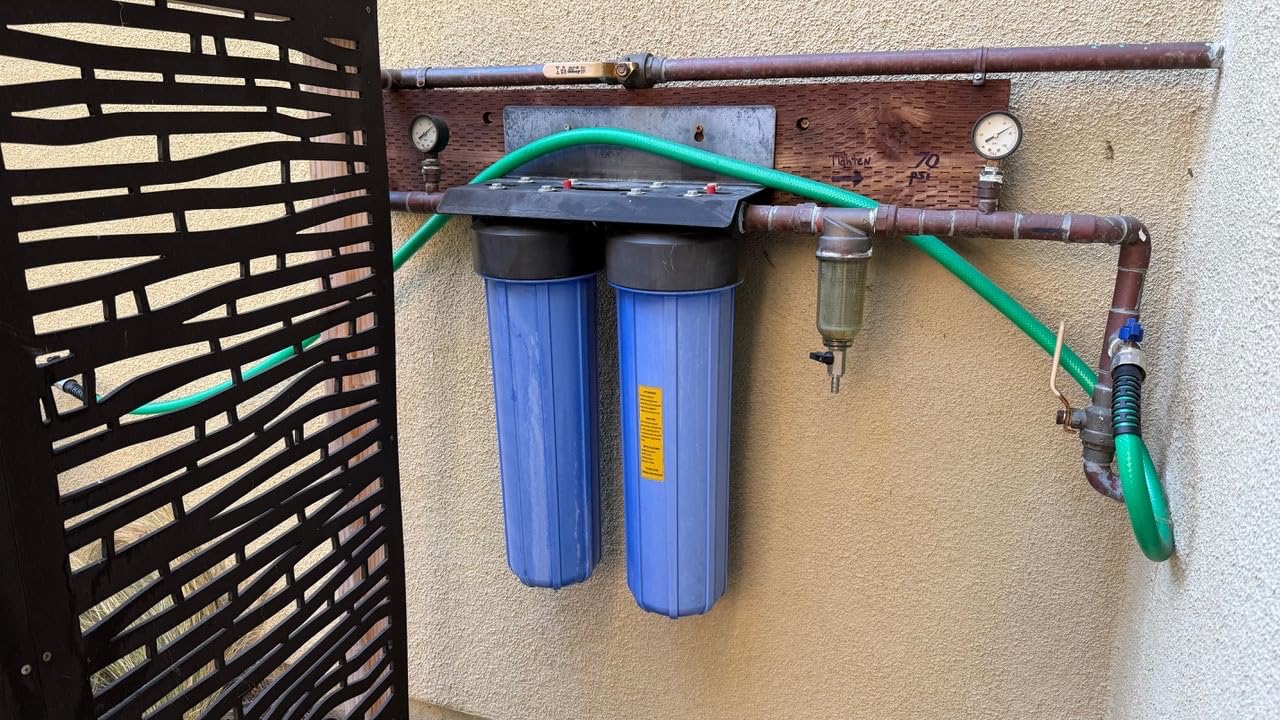 iSpring Iron, Manganese Whole House Water Filter System, 2-Stage Commercial-Grade 20