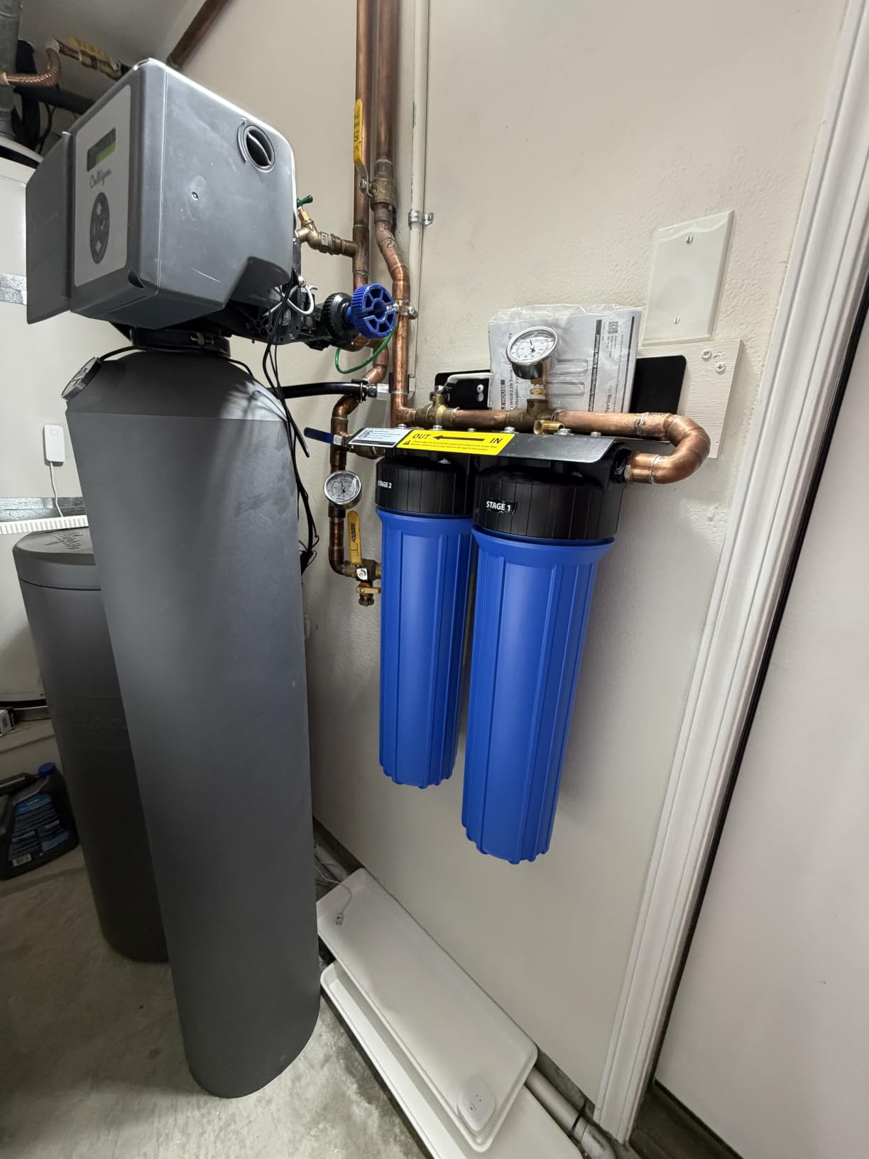 iSpring Iron, Manganese Whole House Water Filter System, 2-Stage Commercial-Grade 20