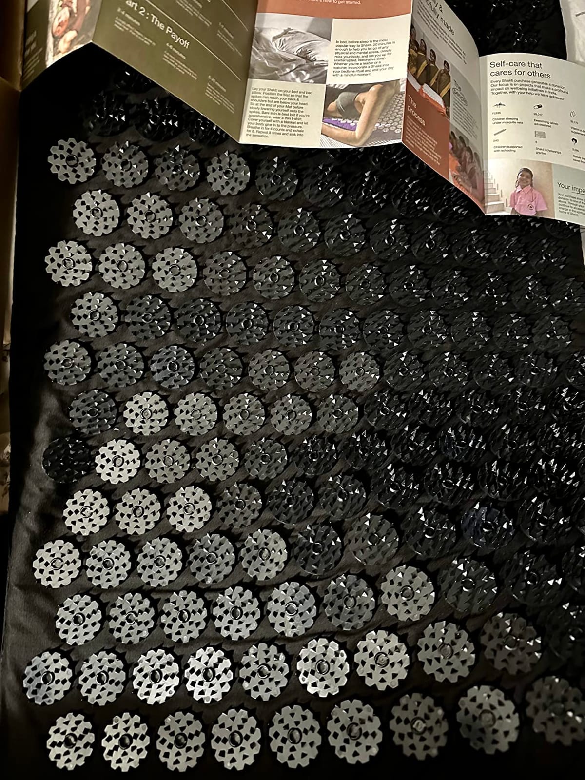 ShaktiMat Acupressure Mat for Tension Release & Relaxation, Level 2 Black customer photo 2