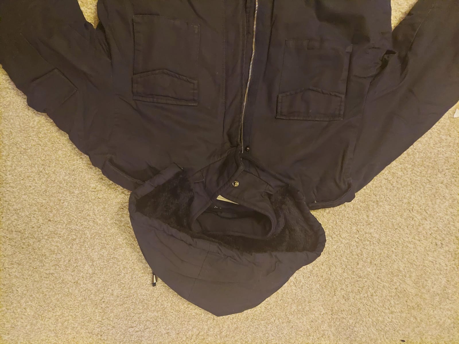Men's Winter Thickened Military Parka Jacket Warm Coat customer photo 1