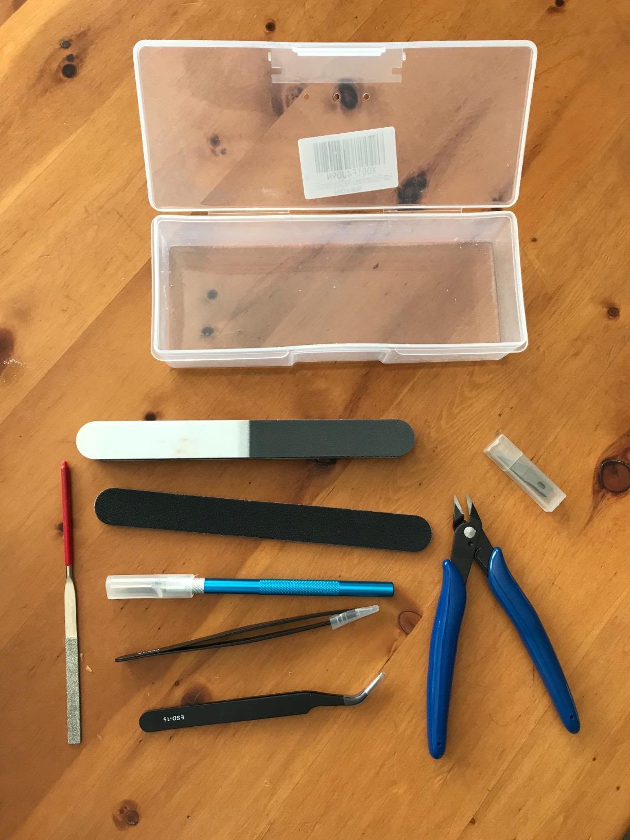 9Pcs Model Tools Kit Hobby Building Tools Craft Set for Basic Model Building, Repairing and Fixing customer photo 1