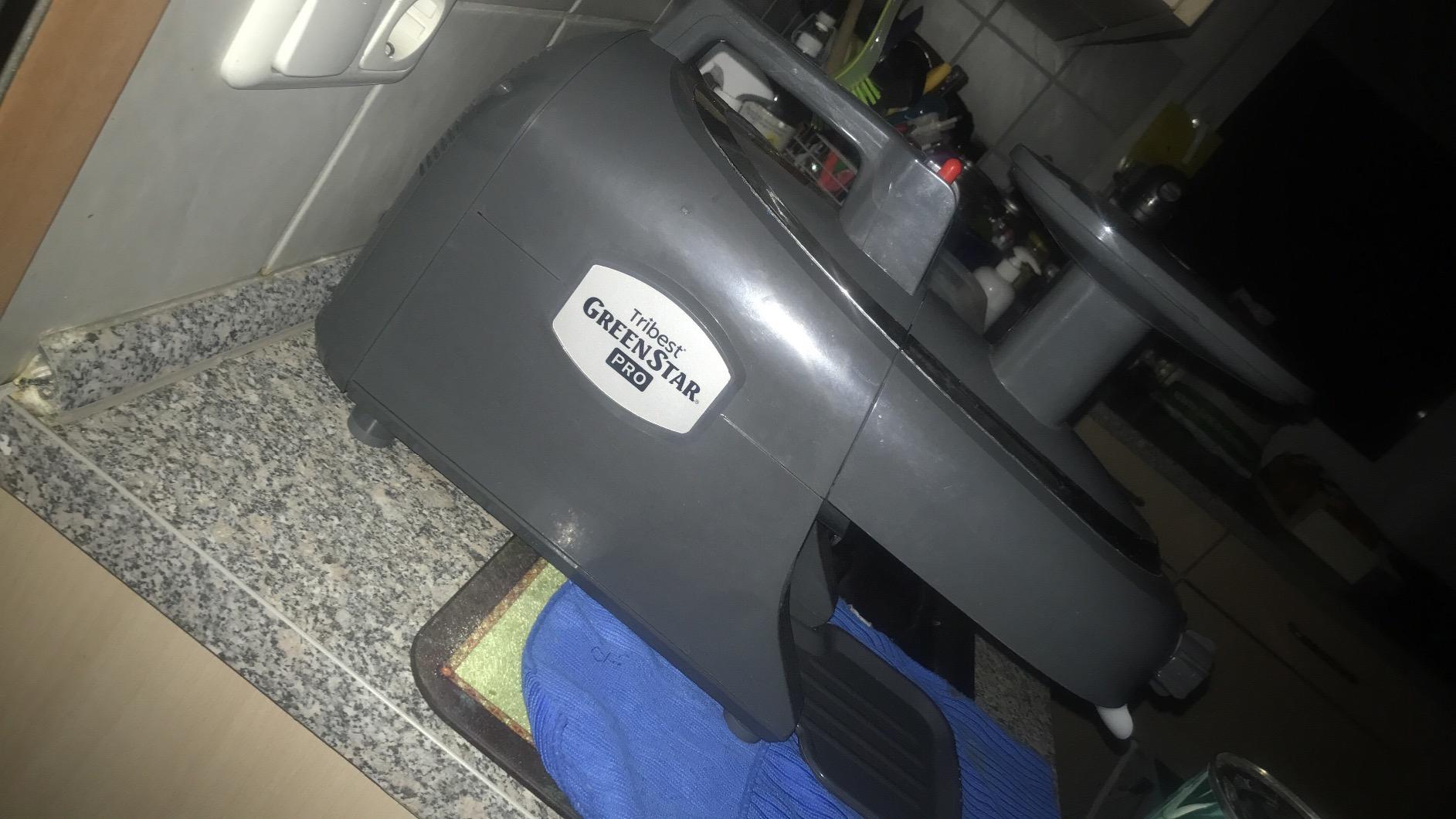 Tribest Greenstar Pro GS-P502-B Pro Jumbo Twin-Gear Cold Press Slow Masticating Juicer (Gray) customer photo 2
