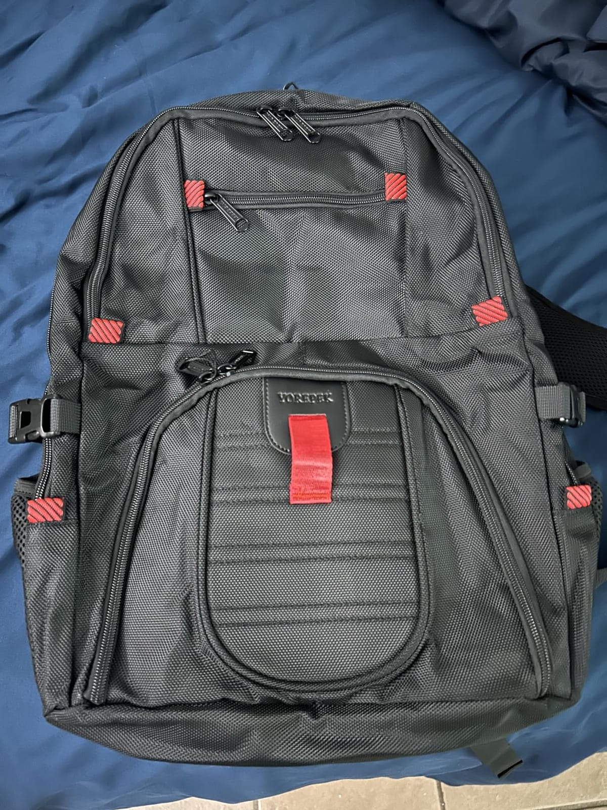 YOREPEK Large Laptop Backpack for Men, Heavy Duty Travel Backpack | Carry On Flight Approved, 17 Inch College Work Bookbag, Water Resistant Business Backpack for Men Women mochilas para hombres customer photo 2