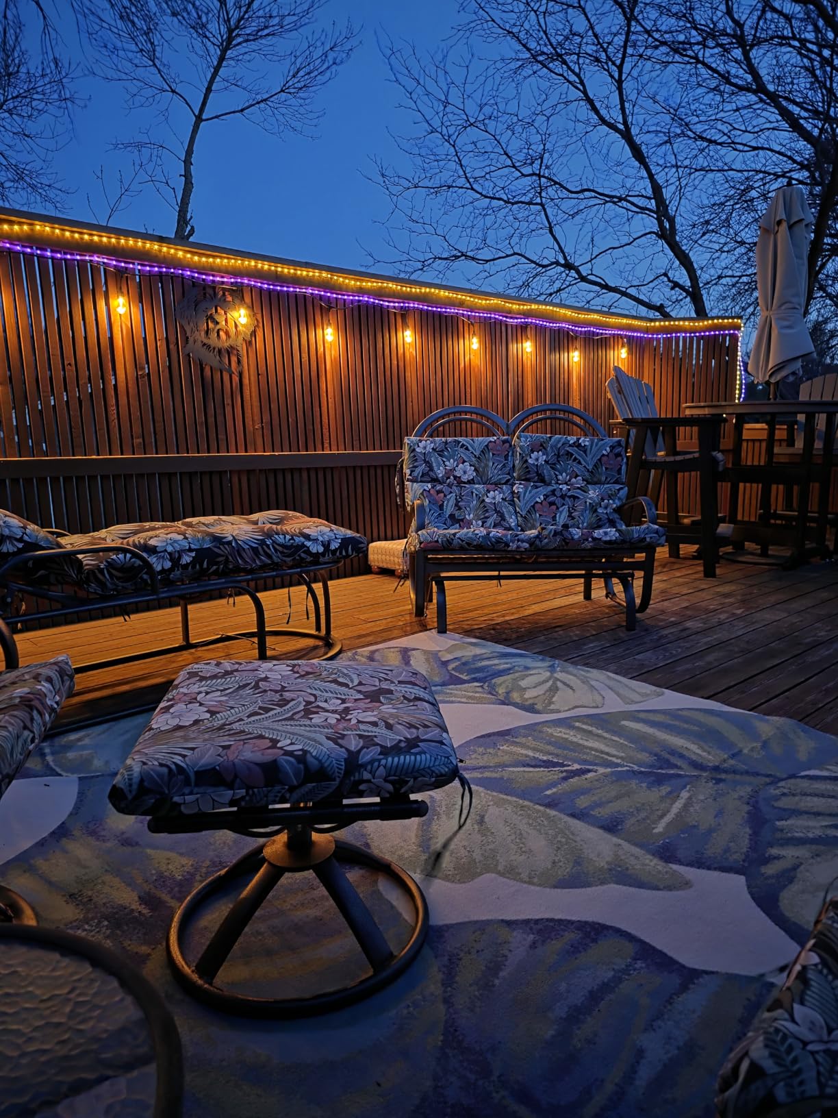 Enbrighten Vintage Outdoor String Lights, 48ft, 24 Bulbs, Remote Control | Coloring Changing LEDs, Weatherproof, Shatterproof Acrylic Bulbs, Drop Cord, Easy Install Keyholes, Linkable up to 750ft customer photo 2