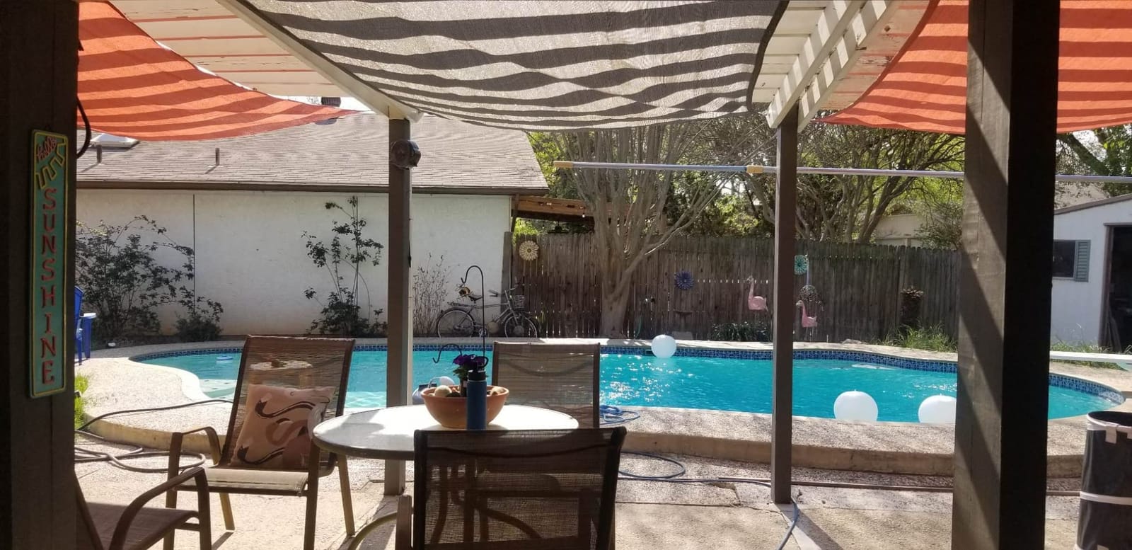 LOVE STORY 12' x 16' Rectangle Sun Shade Sail for Outdoor Patio, Sand | HDPE Fabric, 95% UV Block, Breathable Sunshade, Canopy for Garden Backyard Deck, NOT Waterproof, Custom Size Available customer photo 2