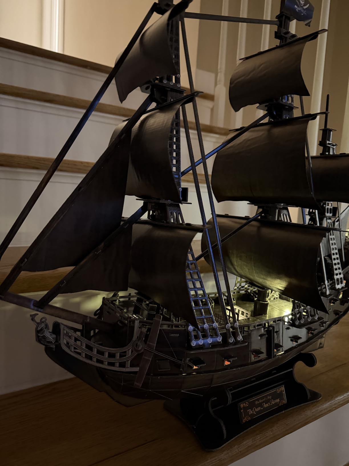 CubicFun 3D Puzzles Queen Anne's Revenge Pirate Ship Puzzle Kit, 340 Pieces customer photo 1