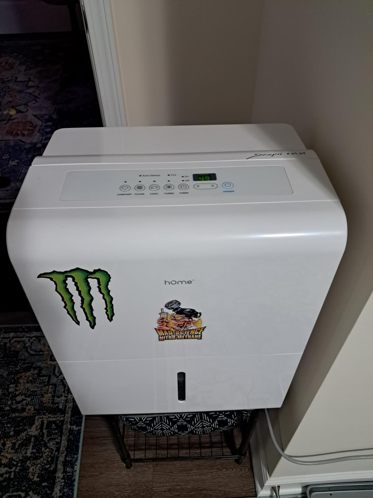hOmeLabs Dehumidifier 7,500 Sq Ft 50 Pint with Pump 120 Pint 95F, 90% RH | Pump + WIFI + Upgraded Advanced Humidity & Moisture Control, Quiet, Efficient, Auto Shut-off, Home, Basement, Office customer photo 1