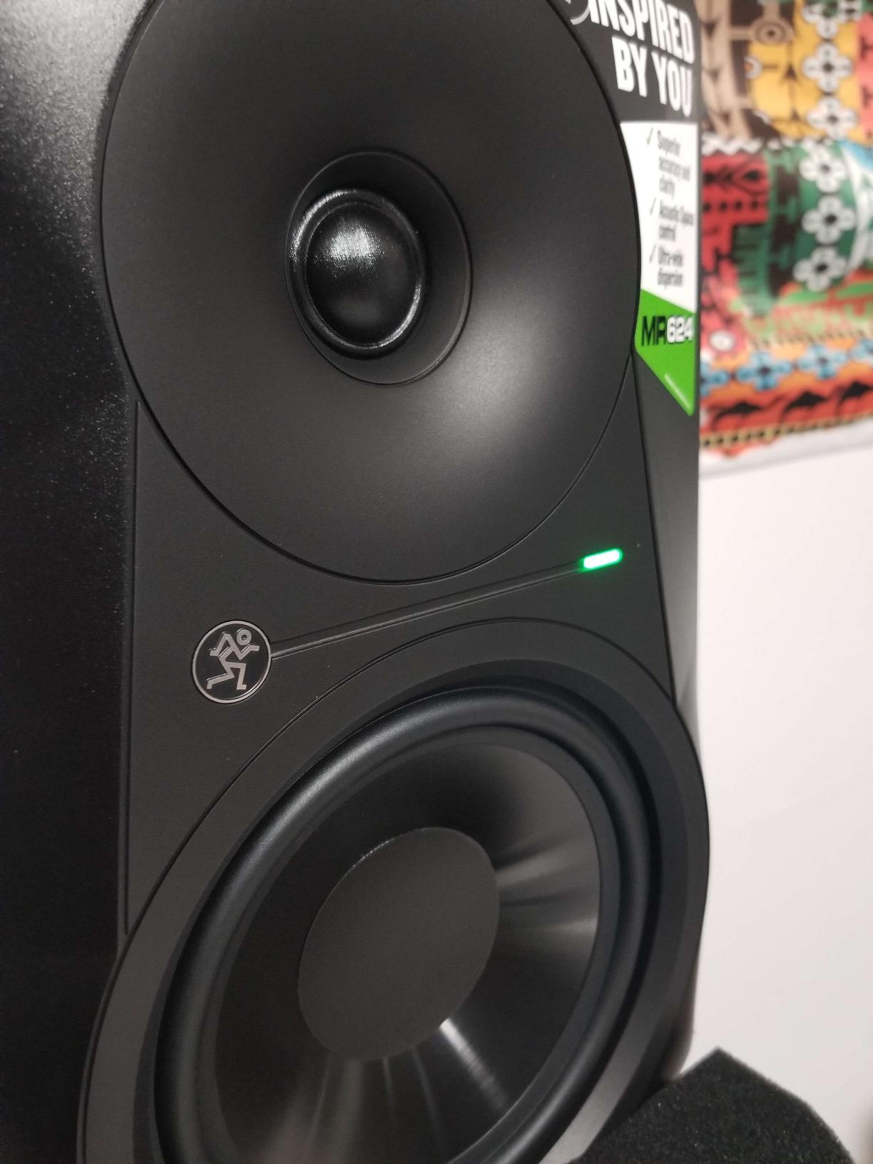 Mackie MR824 -Channel Studio Monitor | Audio production and mixing with 8 inch woofer, 85W power and XLR, TRS and RCA inputs customer photo 2
