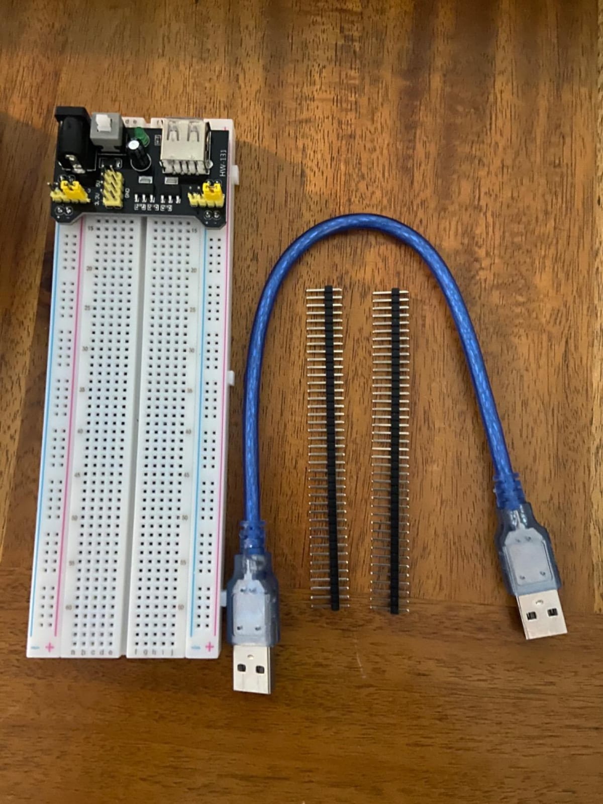 REXQualis Electronics Component Fun Kit w/Power Supply Module, Jumper Wire, 830 tie-Points Breadboard, Precision Potentiometer, Resistor Compatible with Arduino, Raspberry Pi, STM32 customer photo 2