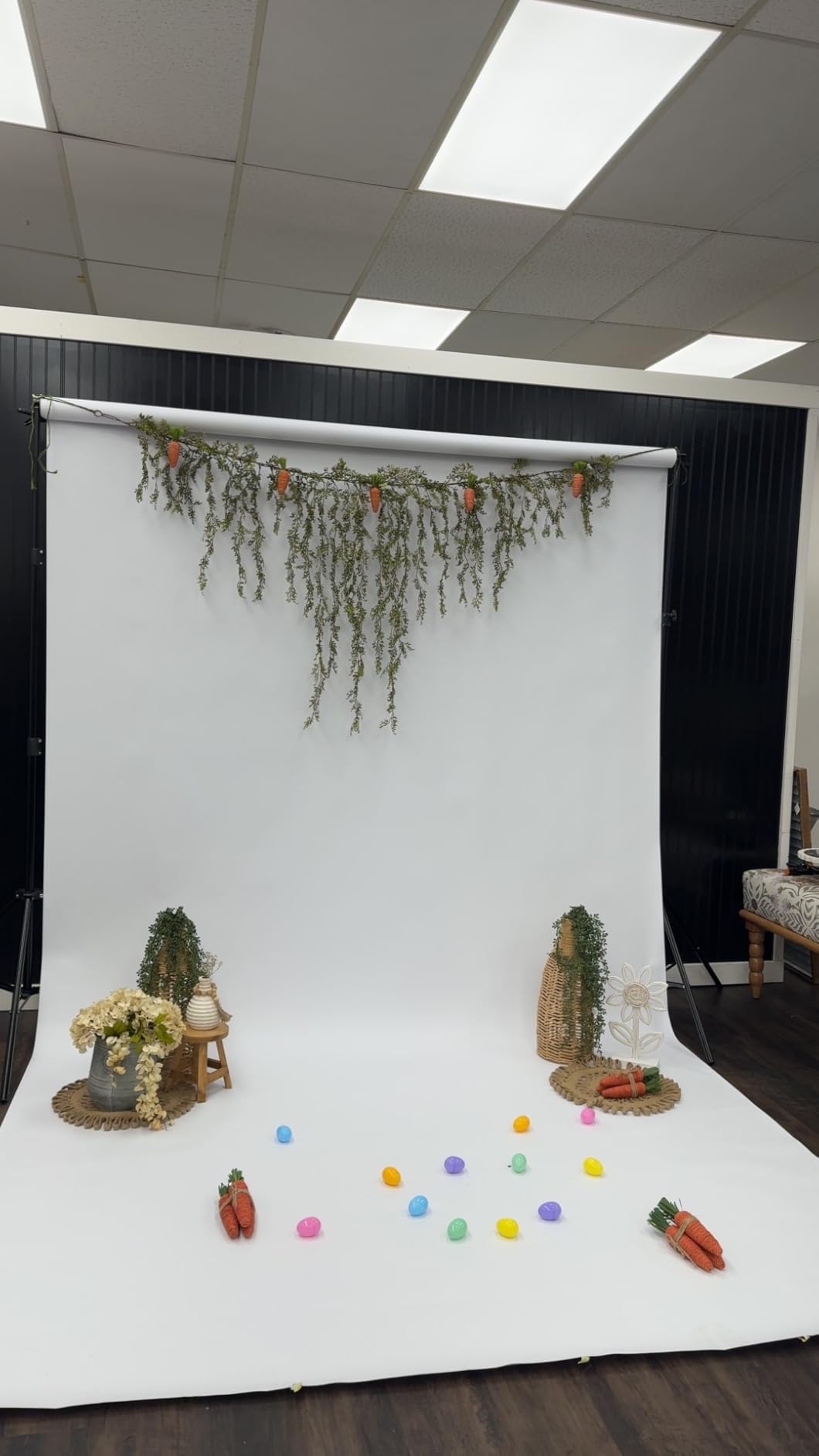 EMART 12x10ft(WXH) Backdrop Stand Heavy Duty, Adjustable Backdrop Banner Holder Back Drop Stand for Party, Photography Background Support Equipment Kit for Photo Studio, Wedding, Birthday, Exhibitions customer photo 1