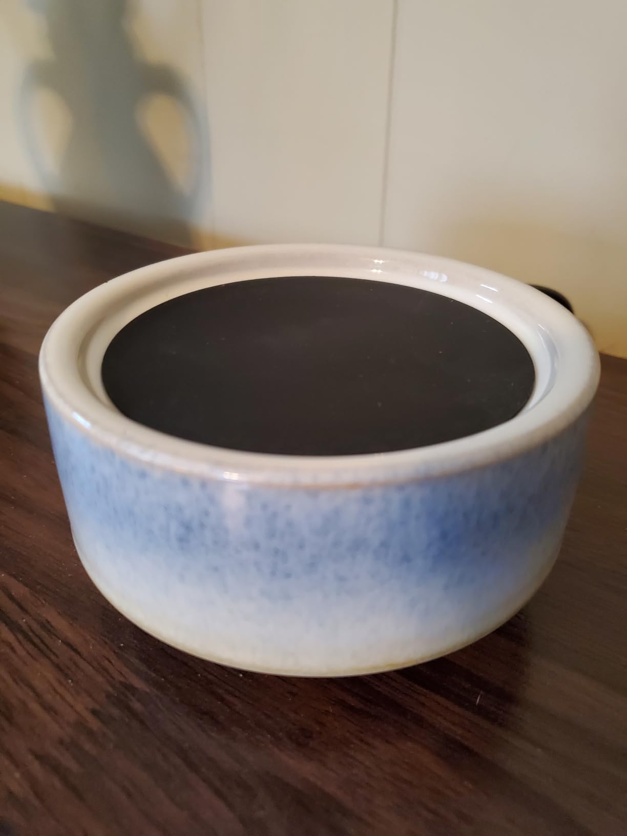 Candle Warmers ETC 2-in-1 Candle and Fragrance Warmer for Warming Scented Candles or Wax Melts and Tarts to Freshen Room, Pewter Walnut customer photo 2