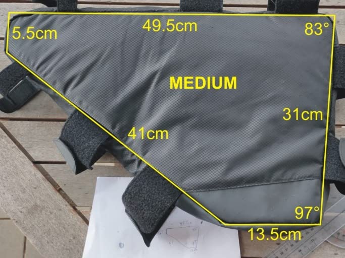 Touring Road Bike Full Frame Bag | Bicycle Bikepacking, Touring, Commuting Pack | Small (6.5L), Medium (12L), Large (14L) customer photo 1
