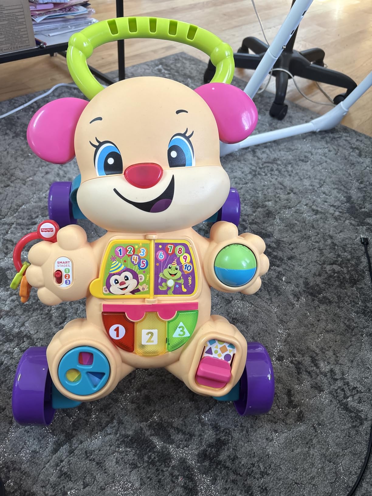 Fisher-Price Laugh & Learn Smart Stages Learn With Sis Walker, Pink customer photo 2