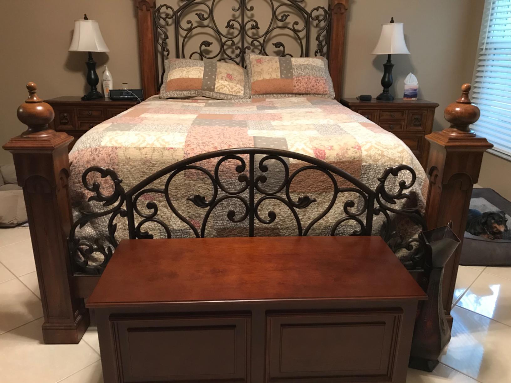 Powell Furniture Chadwick Cedar Chest, Cherry customer photo 2