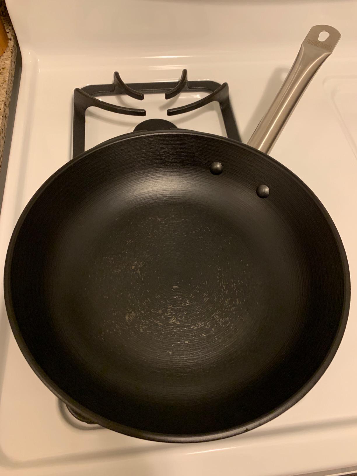 IMUSA USA S Light Cast Iron Pre-Seasoned Non-Stick Saute Pan with Stainless Steel Handle 11-Inch, Black customer photo 1