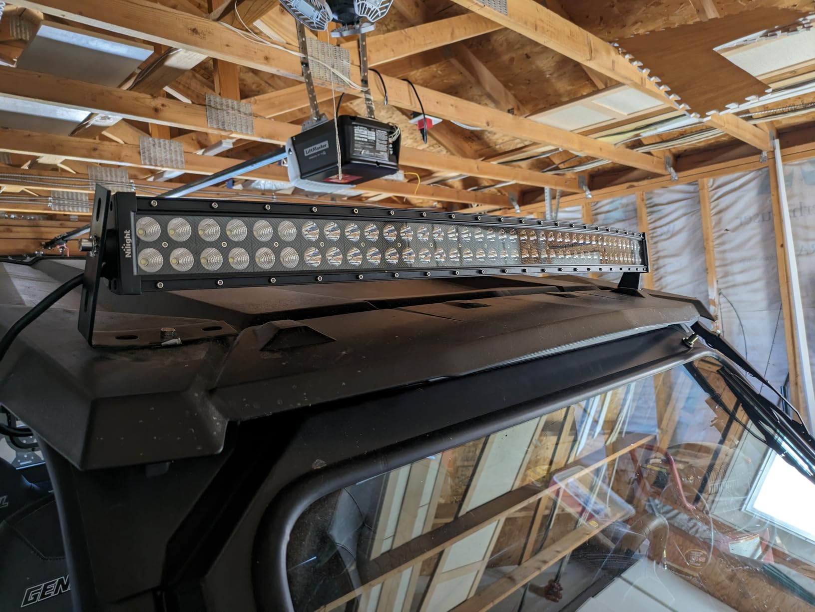 Nilight 42Inch 240W Curved Led Light Bar Spot Flood Combo Led Off Road Lights and 14AWG 5Pin Rocker Switch Wiring Harness Kit for Truck ATV UTV SUV Boat Jeep Lamp, 2 Years Warranty customer photo 1