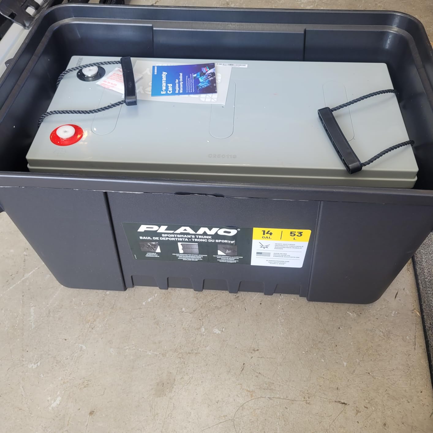 Renogy 12 Volt 200Ah Deep Cycle AGM Battery, Lead Acid Solar Battery | 3% Self-Discharge Rate, 2000A Max Discharge Current, Safe for RV, Camper, Cabin, Home Appliances, Marine and Off-Grid System customer photo 2