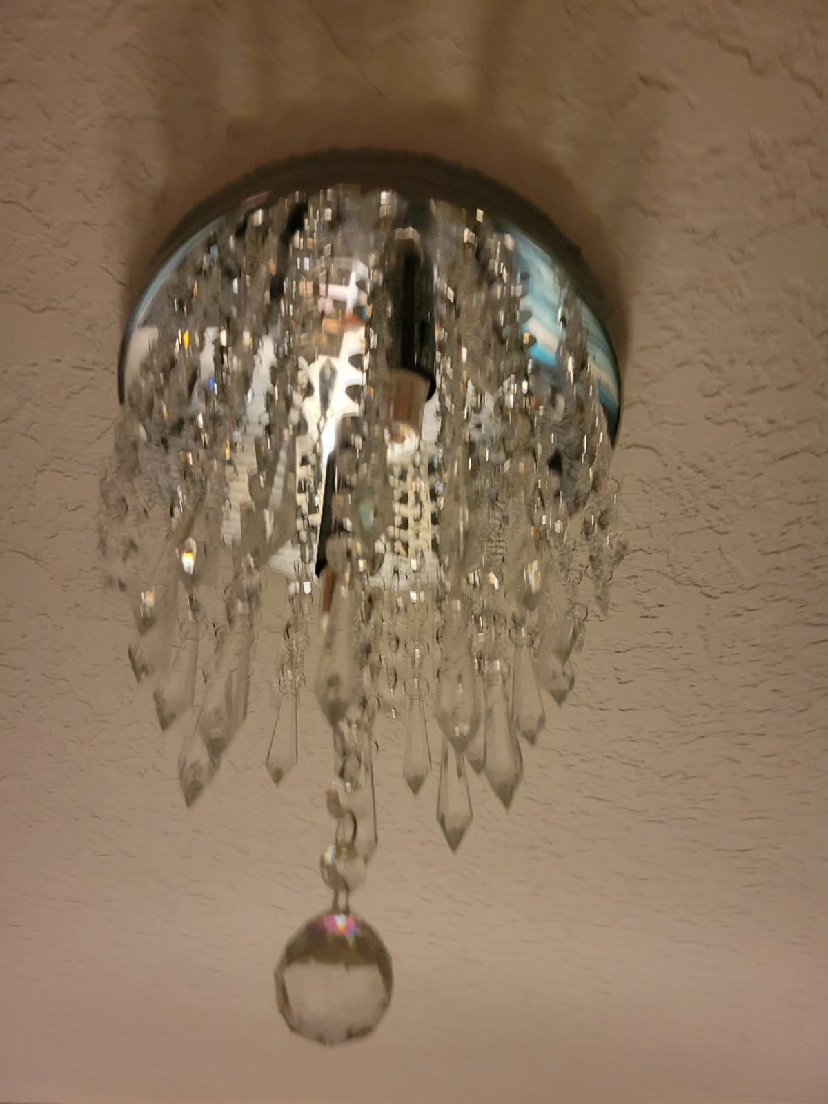 lifeholder Mini Chandelier, Crystal Chandelier Lighting, 2 Lights, Flush Mount Ceiling Light, H10.4'' x W8.66'' Modern Chandelier Lighting Fixture for Bedroom, Hallway, Bar, Kitchen, Bathroom customer photo 1