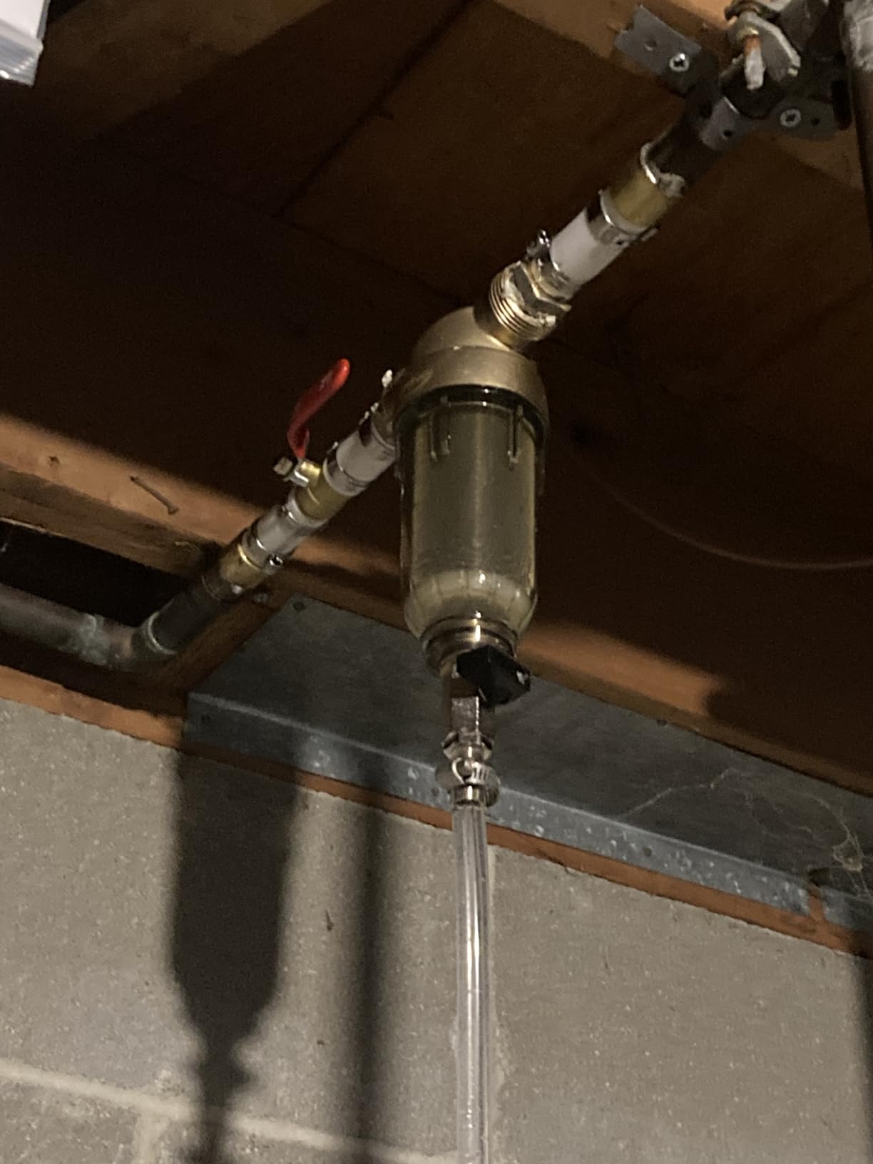 iSpring WSP-50SL Spin Down Sediment Filter, Sediment Buster, 50 Micron | 2-in-1 Whole House Prefilter, Siliphos Scale Inhibitor, Rust and Corrosion Prevention, Flushable Reusable, Lead-Free Brass customer photo 1