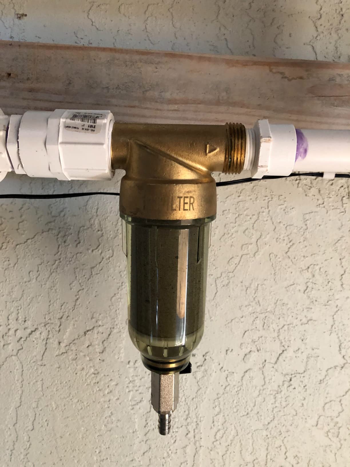 iSpring WSP-50SL Spin Down Sediment Filter, Sediment Buster, 50 Micron | 2-in-1 Whole House Prefilter, Siliphos Scale Inhibitor, Rust and Corrosion Prevention, Flushable Reusable, Lead-Free Brass customer photo 2