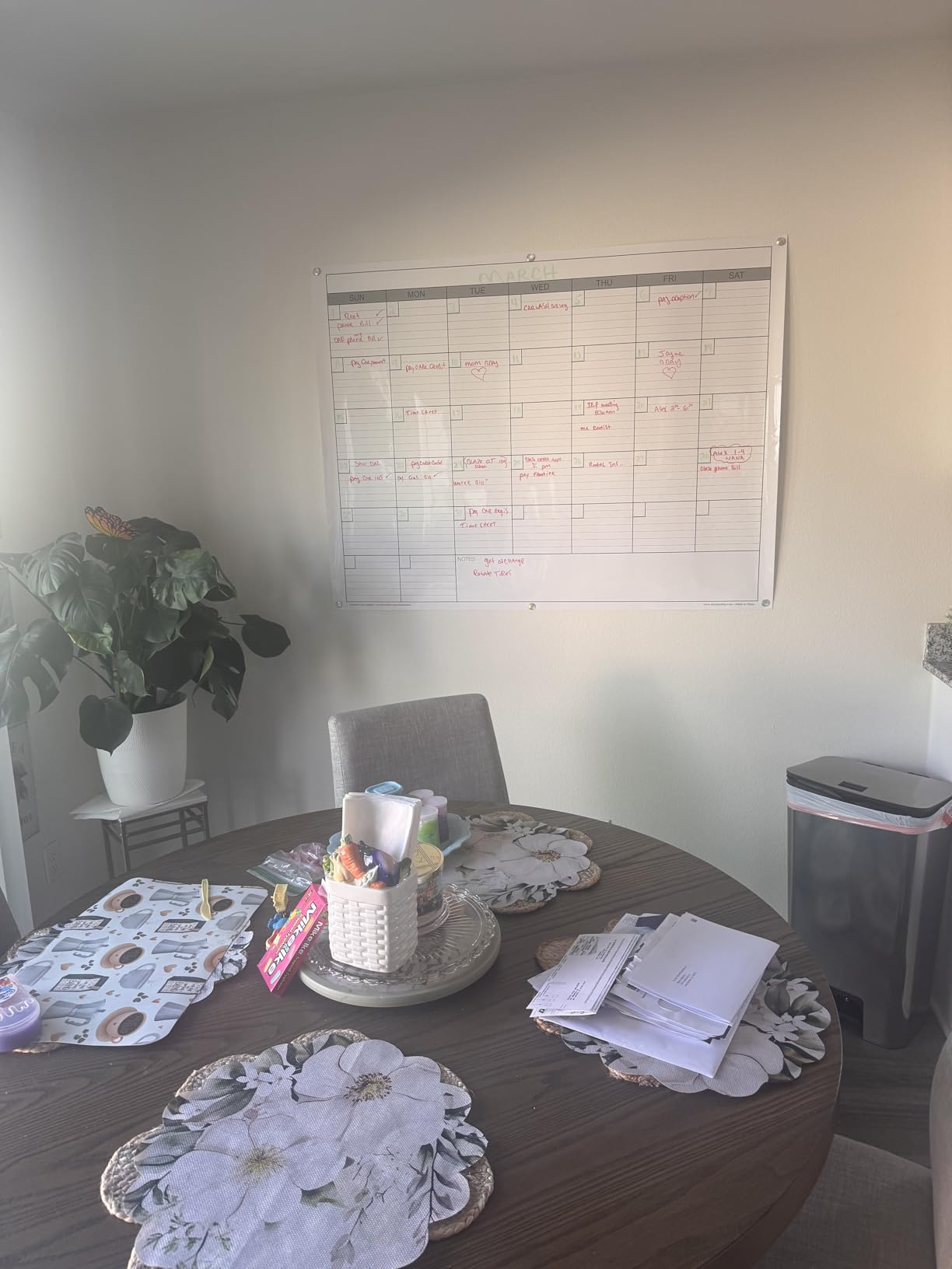 Large Dry Erase Calendar for Wall, 38x50 | Extra Large Huge Erasable One Month Laminated Blank Whiteboard, Oversized Giant 30-Day White Board Poster for Office Family customer photo 2