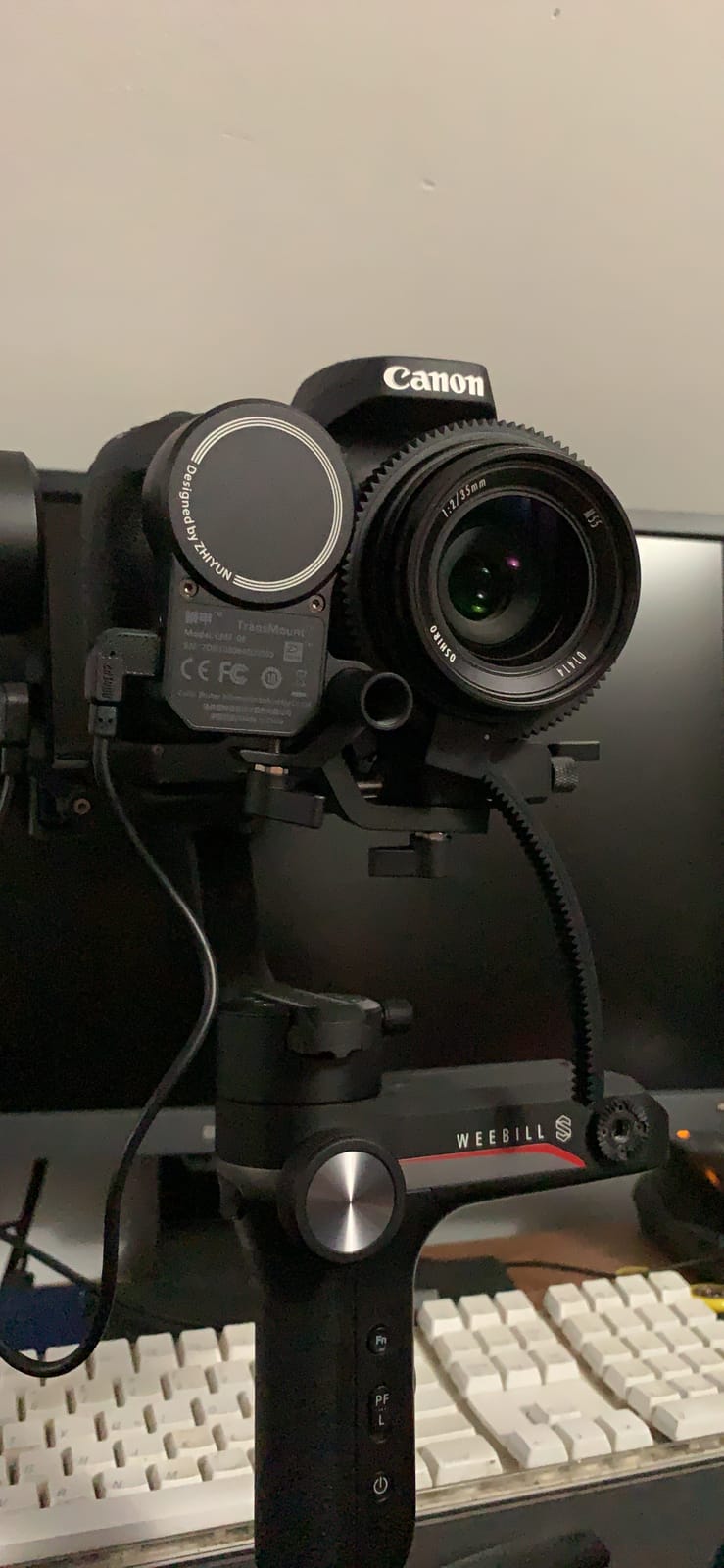 Zhiyun CMF-06 TransMount Servo Follow Focus/Zoom Controller for Zhiyun WEEBILL S/Crane 3/Crane 3S/ Crane 2S Gimbal Handheld Stabilizer customer photo 2