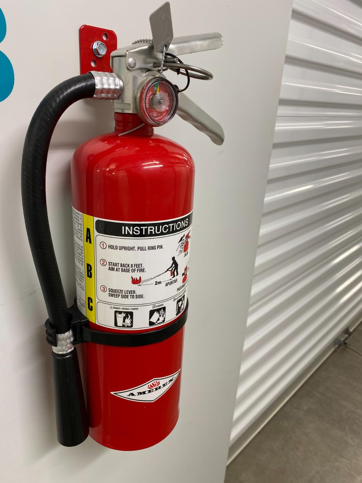Amerex B500 5 lb ABC Fire Extinguisher 2-Pack for Home, Garage & Kitchen | 2A:10B:C rated for wood, grease & electrical fires; 12-18 ft range; rechargeable all-metal customer photo 1