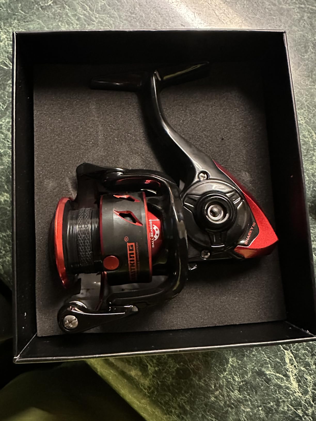 KastKing Sharky Spinning Reel - 5.2:1 & 6.2:1 Gear Ratios, Carbon Fiber Drag 33-39.5LB, 10+1 Stainless Bearings, Lightweight Nylitech Body, Oversize Shaft, for Saltwater & Freshwater customer photo 2