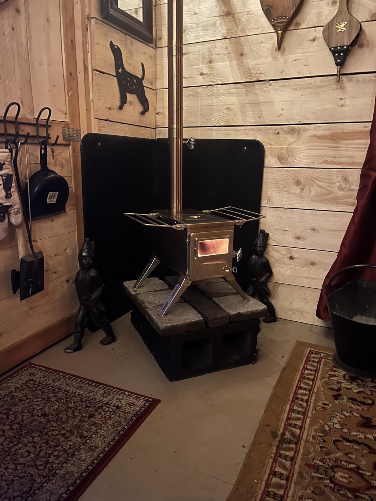 Winnerwell Nomad Medium Tent Stove | Tiny Portable Wood Burning Stove for Tents, Shelters, and Camping | 800 Cubic Inch Firebox customer photo 2
